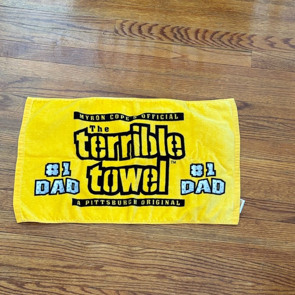 Pittsburgh Steelers The Terrible Towel #1 Dad Yellow Rally Towel